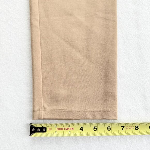 89th+Madison Women's Pull-on Elastic Waistband Stretch Mid Rise Tan Pants Size L - Picture 8 of 9